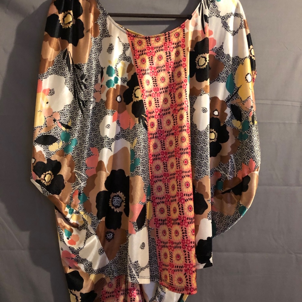 Multi-color loose blouse